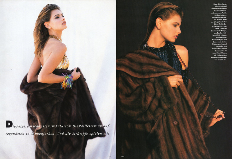 Gretha Cavazzoni featured in Look: Las Vegas, November 1989