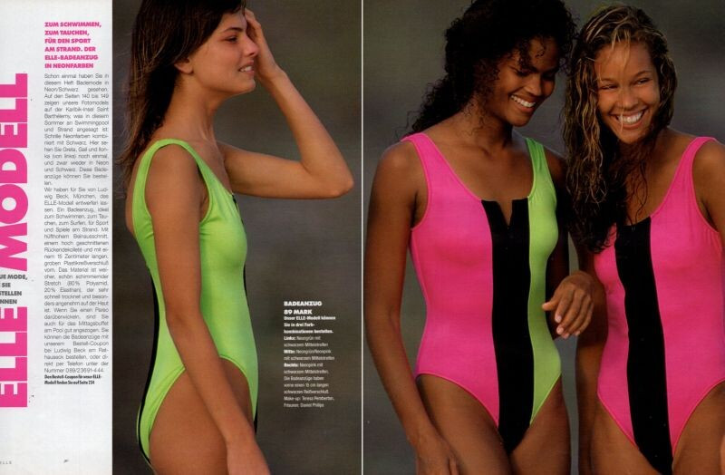 Gretha Cavazzoni featured in Elle Modell, May 1989