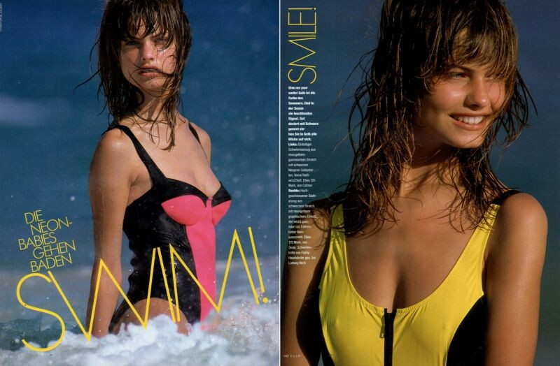 Gretha Cavazzoni featured in Elle Modell, May 1989