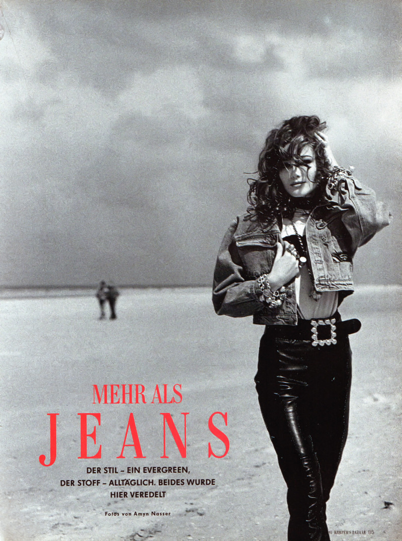 Carla Bruni featured in Mehr Als Jeans, October 1991