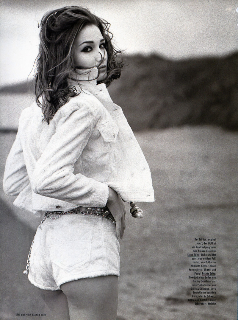 Gretha Cavazzoni featured in Mehr Als Jeans, October 1991