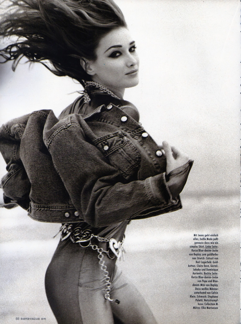 Gretha Cavazzoni featured in Mehr Als Jeans, October 1991