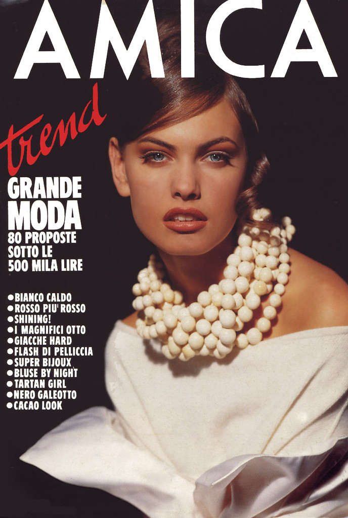 Gretha Cavazzoni featured in Bianco Caldo, November 1991