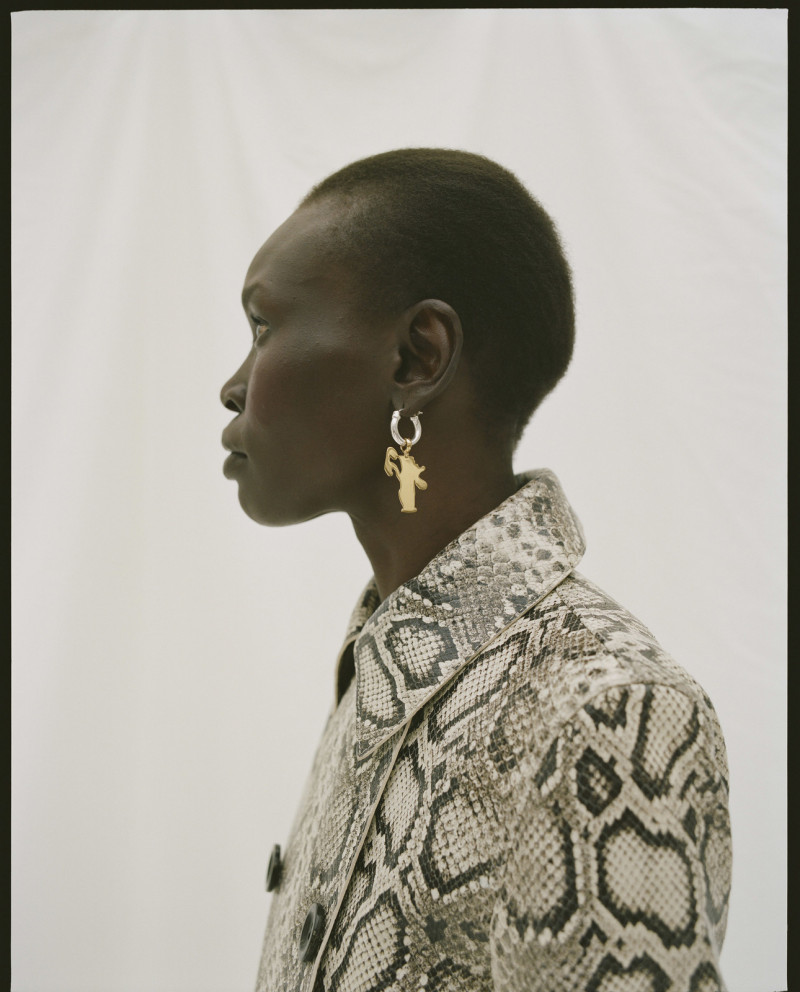 Alek Wek featured in Stay Golden Be Real, September 2018