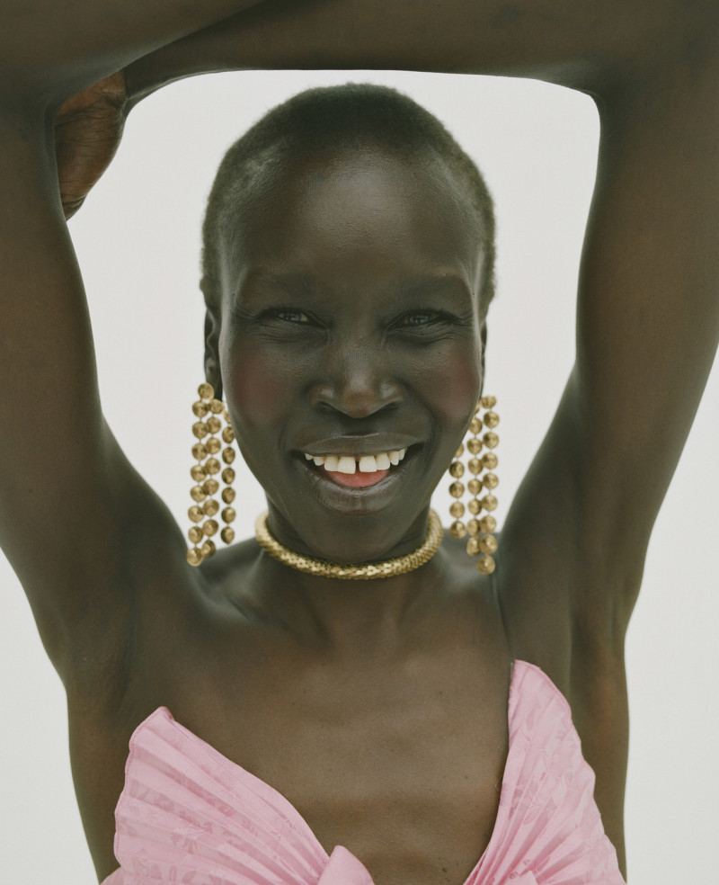 Alek Wek featured in Stay Golden Be Real, September 2018