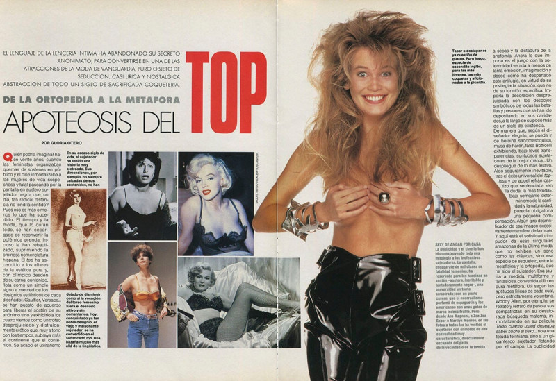 Claudia Schiffer featured in Claudia Schiffer Esencias De Estrella, August 1990