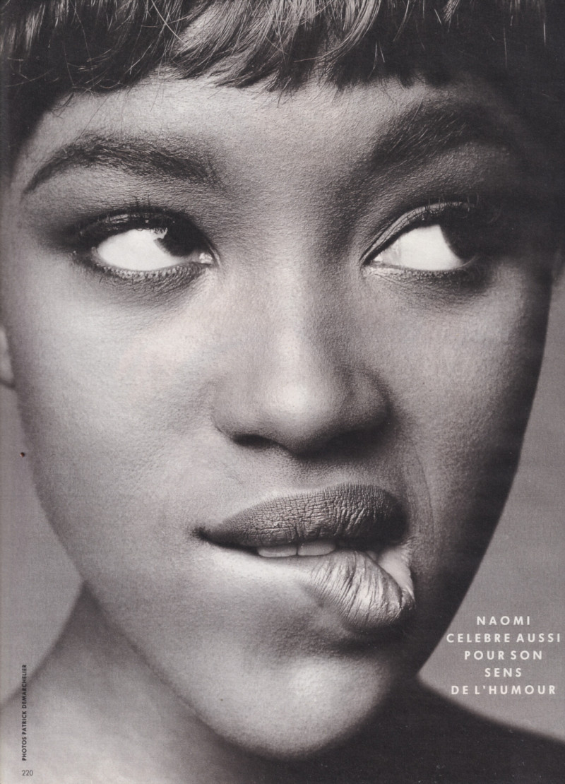 Naomi Campbell featured in Les dix plus belles filles du monde..., December 1990