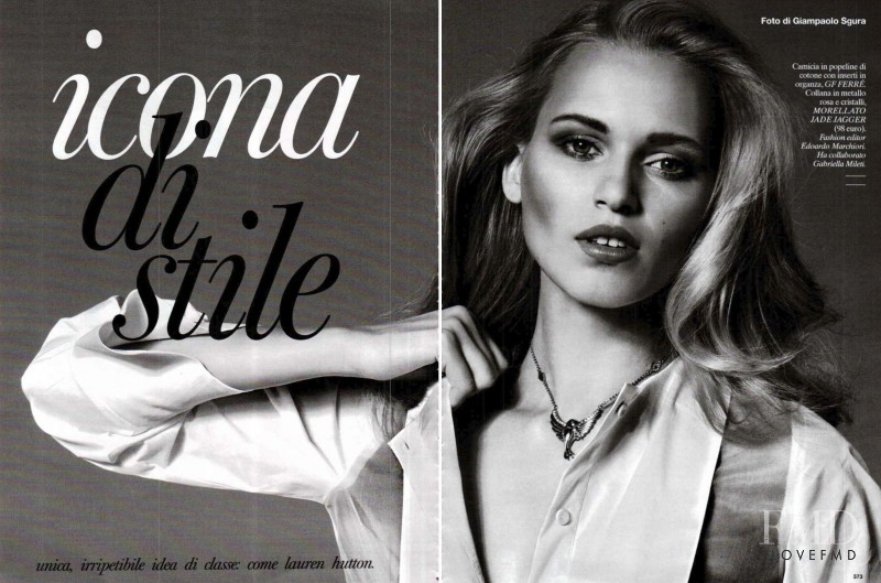 Valeria Dmitrienko featured in Icona Di Stile, April 2012