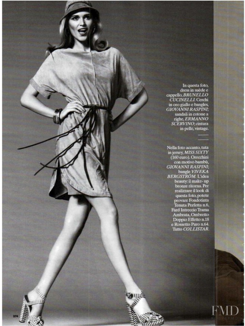 Valeria Dmitrienko featured in Icona Di Stile, April 2012