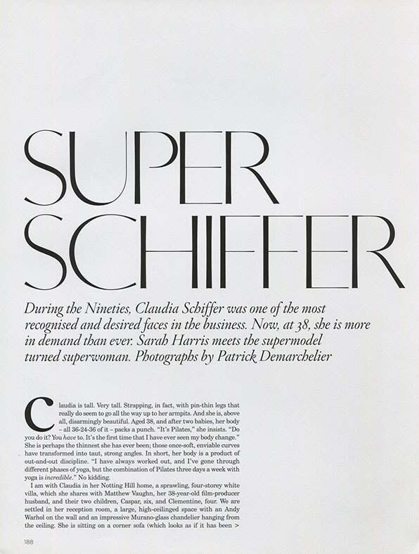 Super Schiffer, April 2009