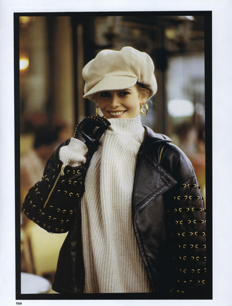 Claudia Schiffer featured in The Hardware Edge, September 1992