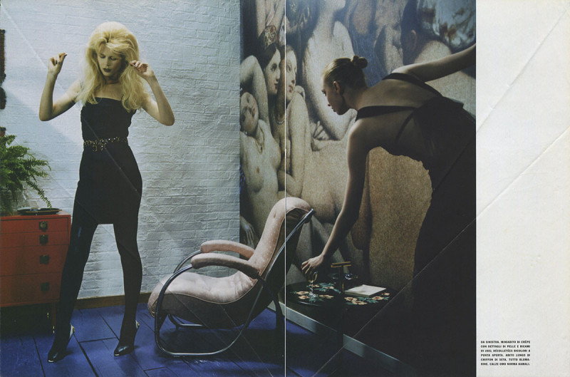 Claudia Schiffer featured in Fashion frames, September 2006