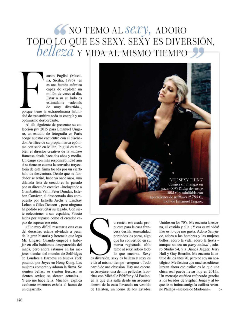 Devon Windsor featured in Con El Llego El Escandalo, June 2015