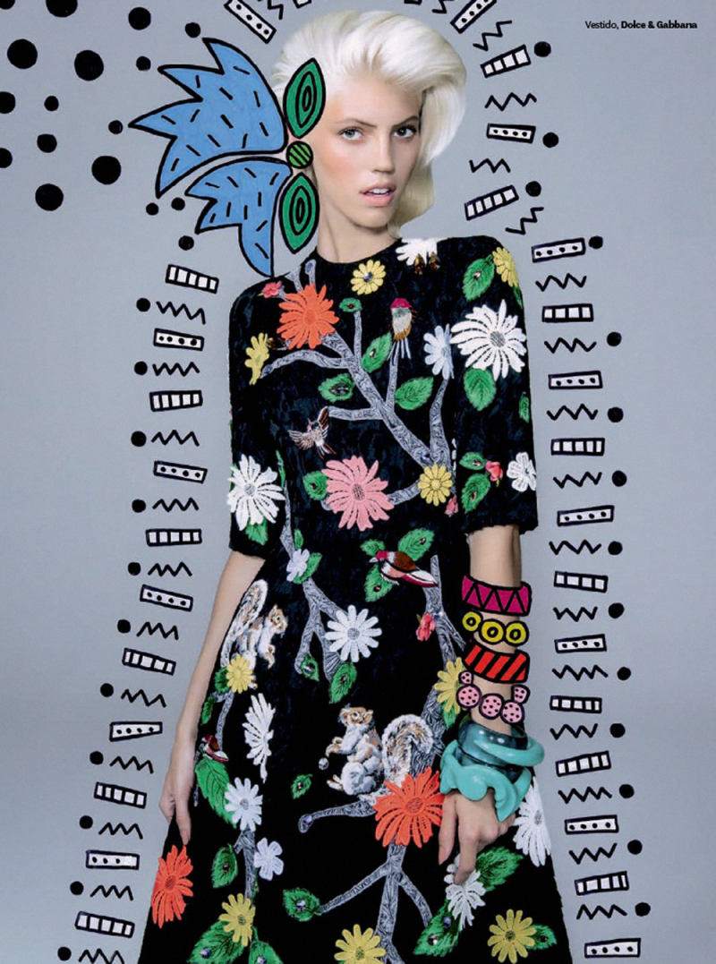 Devon Windsor featured in Vejo Flores Em Você, September 2014