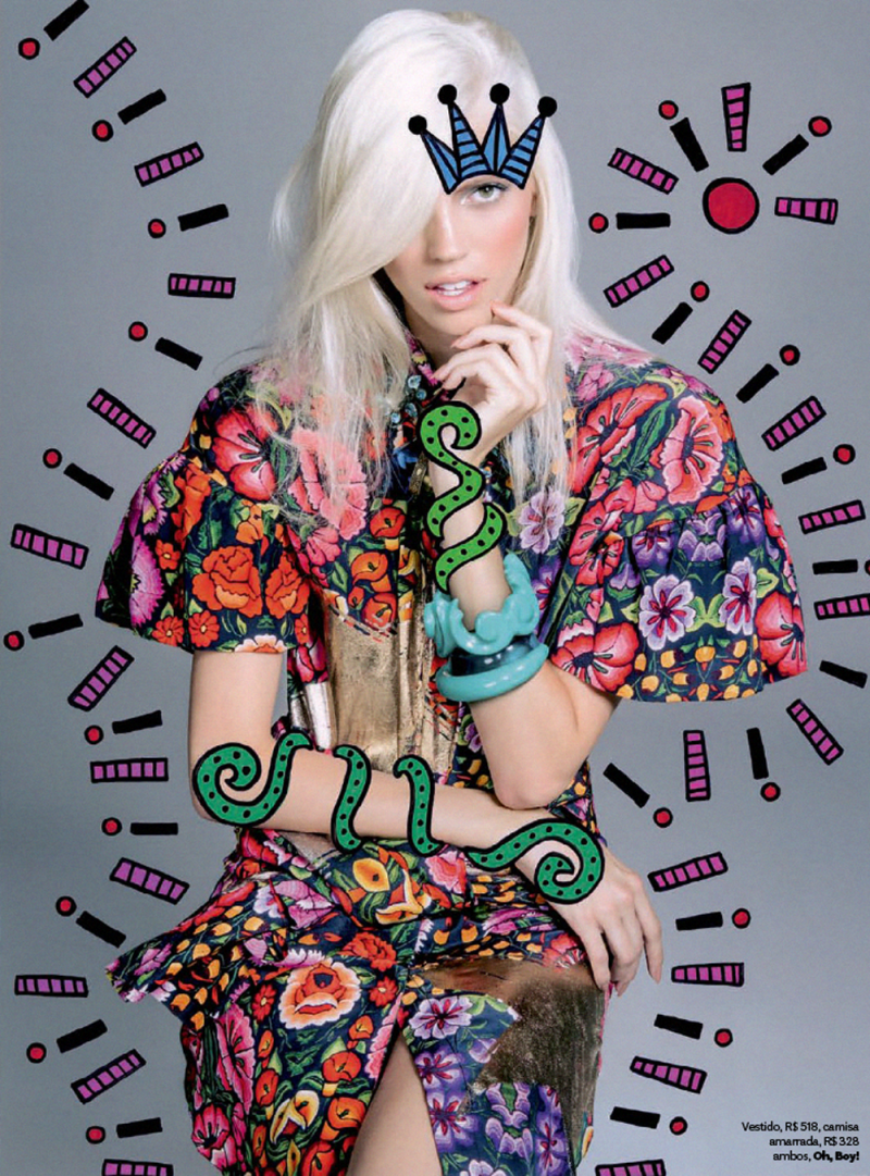 Devon Windsor featured in Vejo Flores Em Você, September 2014