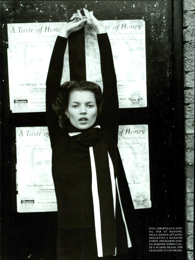 Kate Moss featured in A Life in the Theatre , October 1996