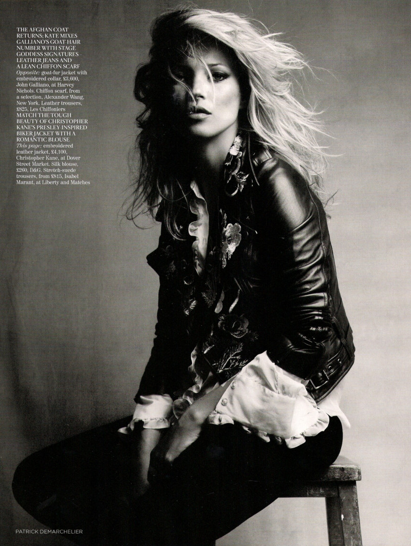 Kate Moss featured in The Moss Factor, September 2010