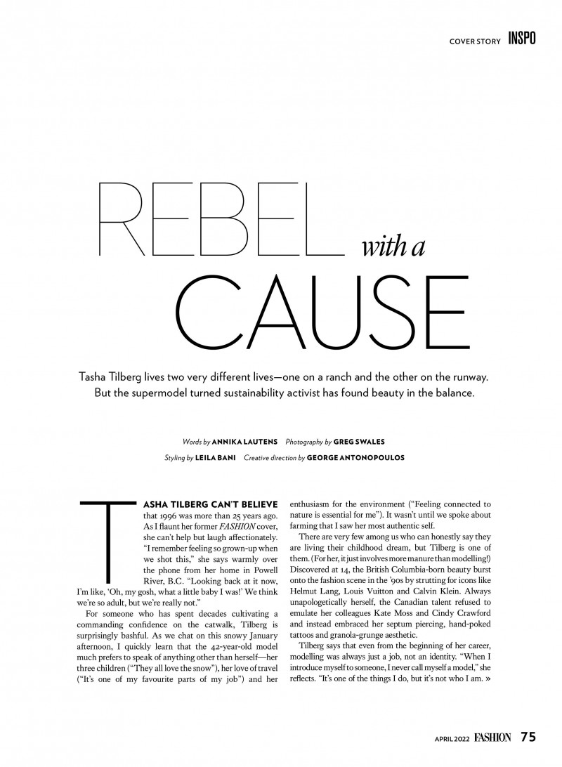 Rebel with a cause, April 2022