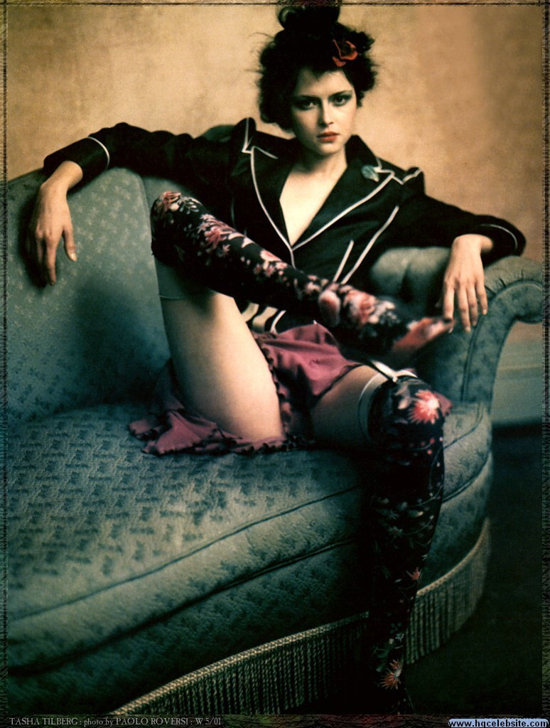 Tasha Tilberg featured in Madame, May 2001
