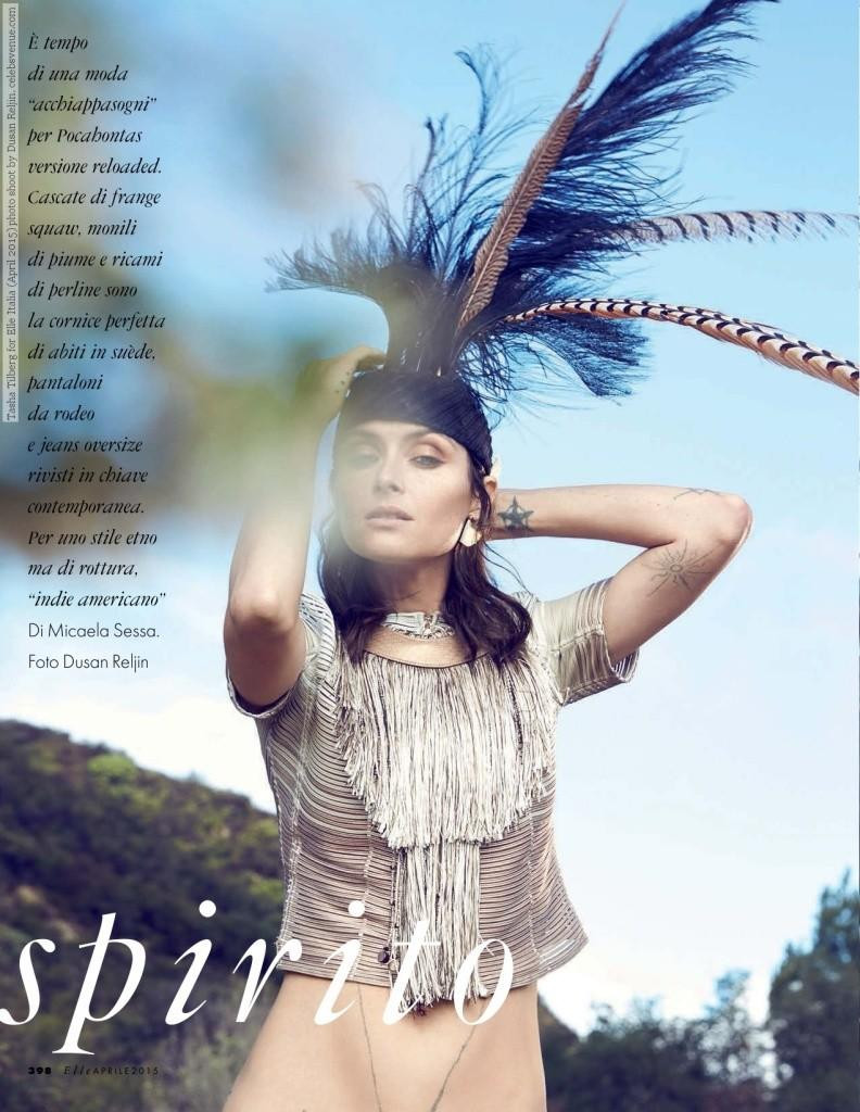 Tasha Tilberg featured in Spirito Nativo, April 2015