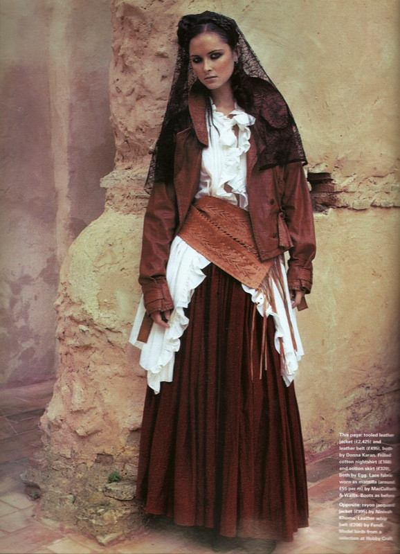 Tasha Tilberg featured in Gaucho Girl, April 2004