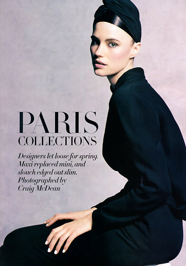 Beth Houfek featured in Paris Collections, January 2022