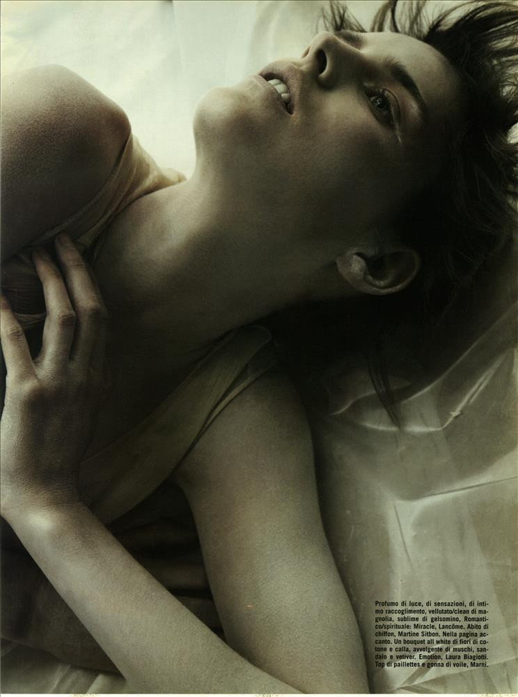 Tasha Tilberg featured in The Sense for Scent, November 2001