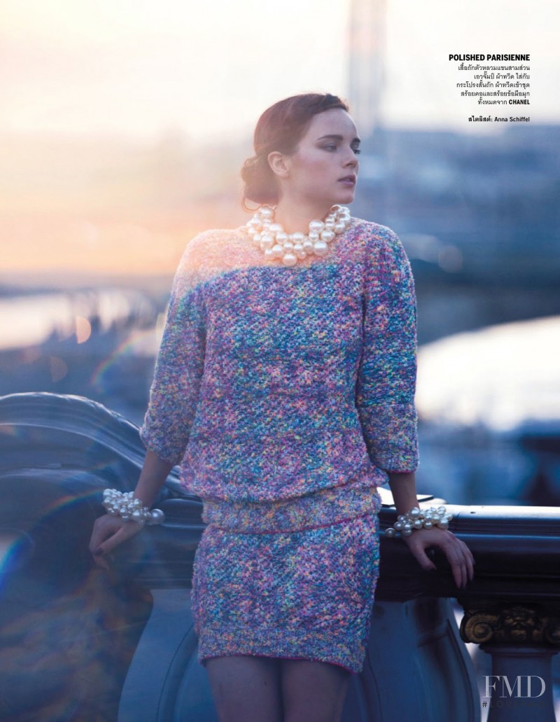 Anna de Rijk featured in Luminous Ladies, March 2013