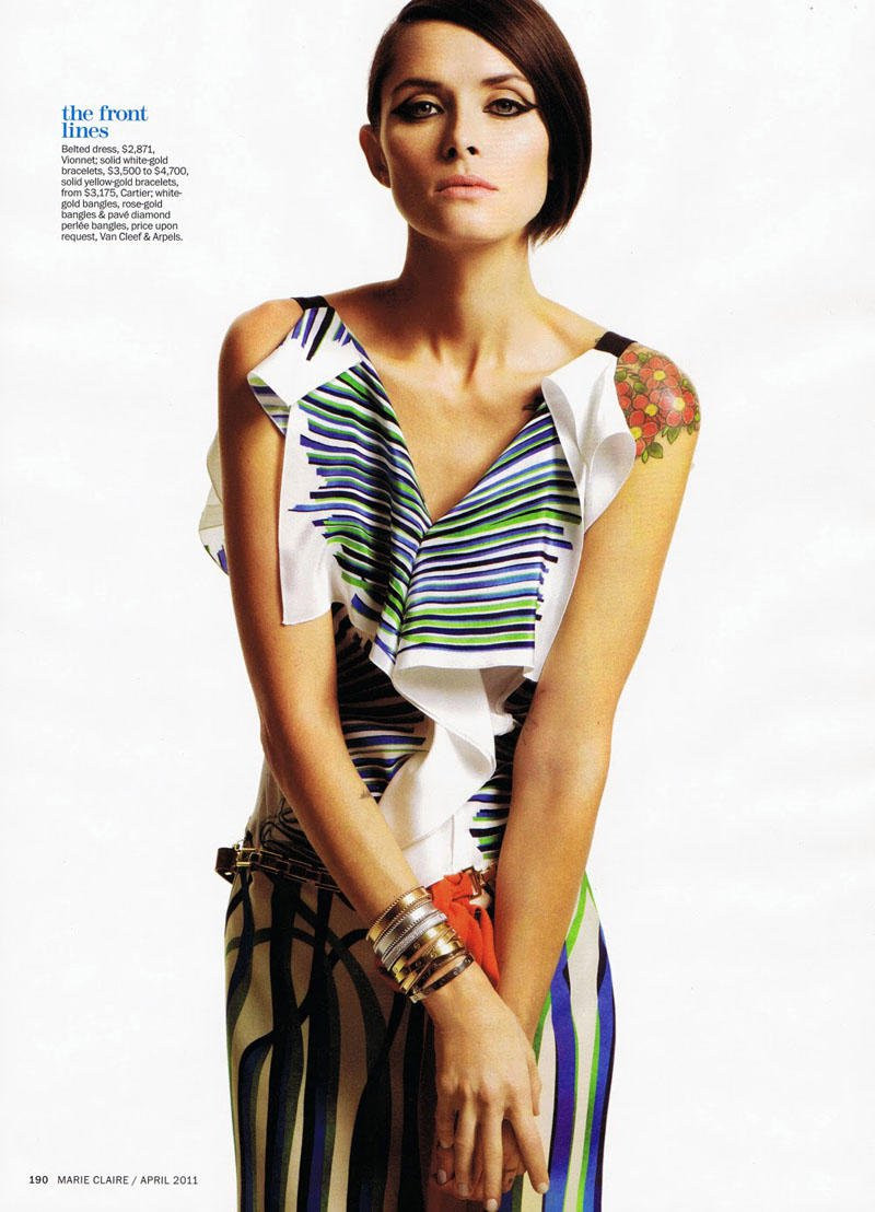 Tasha Tilberg featured in Some Kind Of Colorful, April 2011