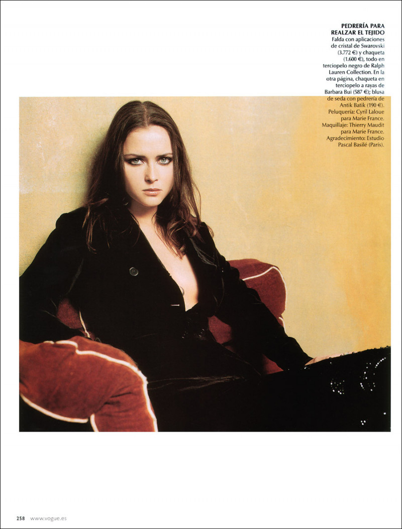 Tasha Tilberg featured in Blue Velvet, November 2001