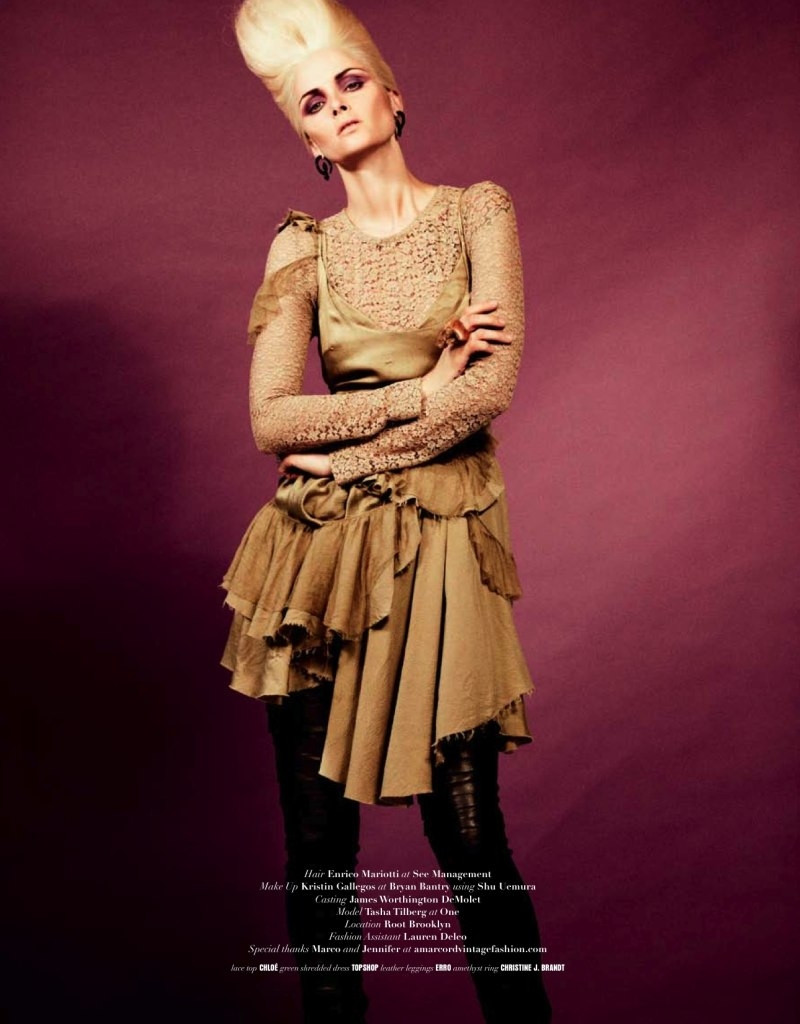 Tasha Tilberg featured in Madame X, February 2010