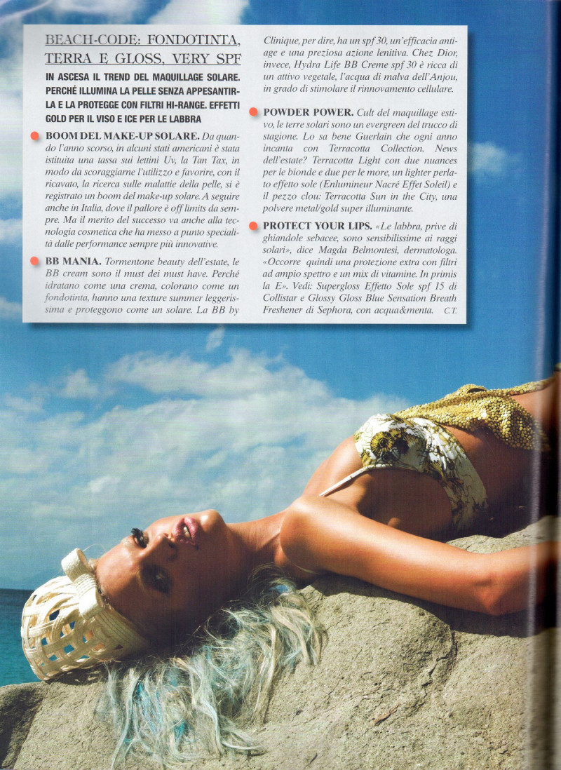 Daphne Groeneveld featured in Glam Sun, June 2012