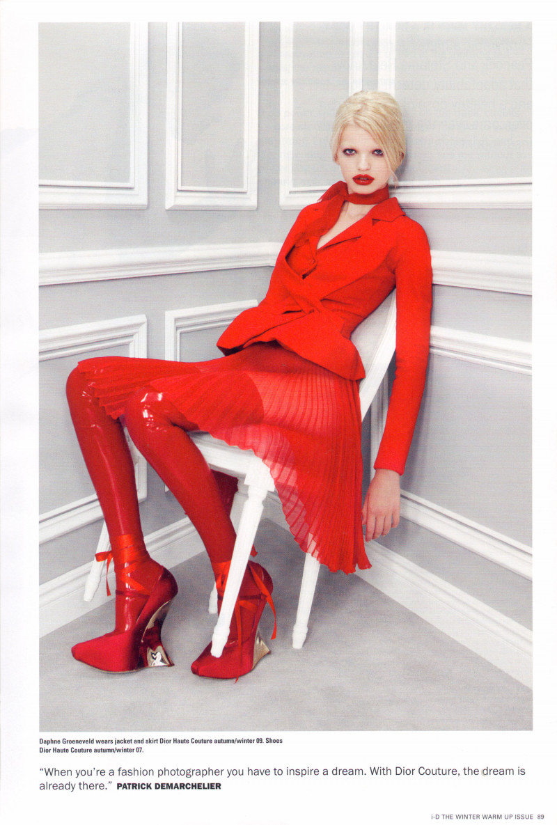 Daphne Groeneveld featured in Dior Couture, November 2011