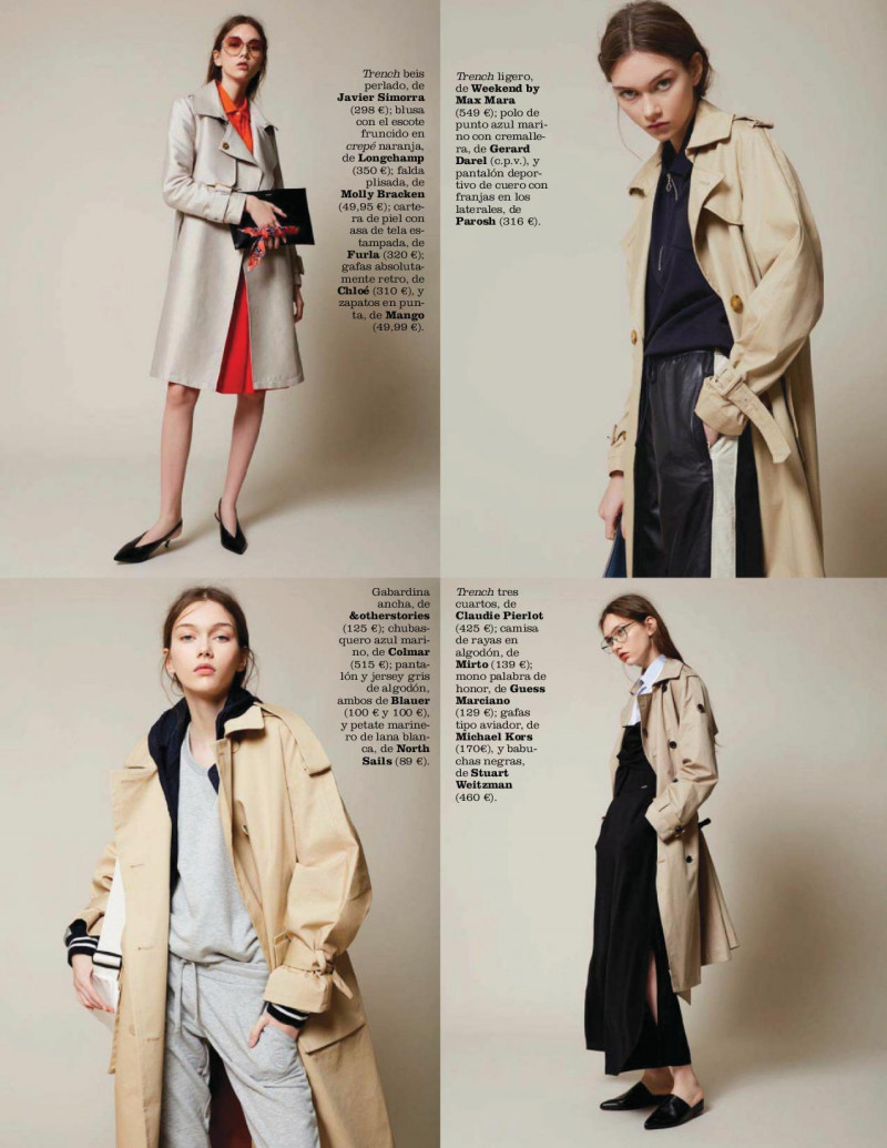 Sofia Steinberg featured in Trench modo de uso, March 2018