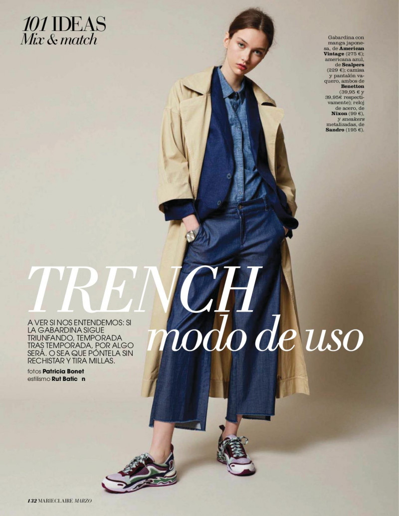 Sofia Steinberg featured in Trench modo de uso, March 2018