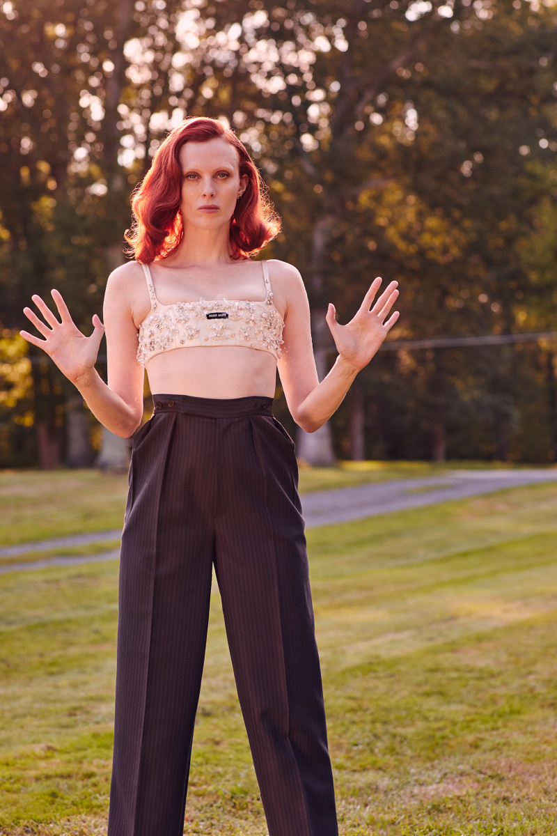 Karen Elson featured in Portrait of a Lady, November 2022