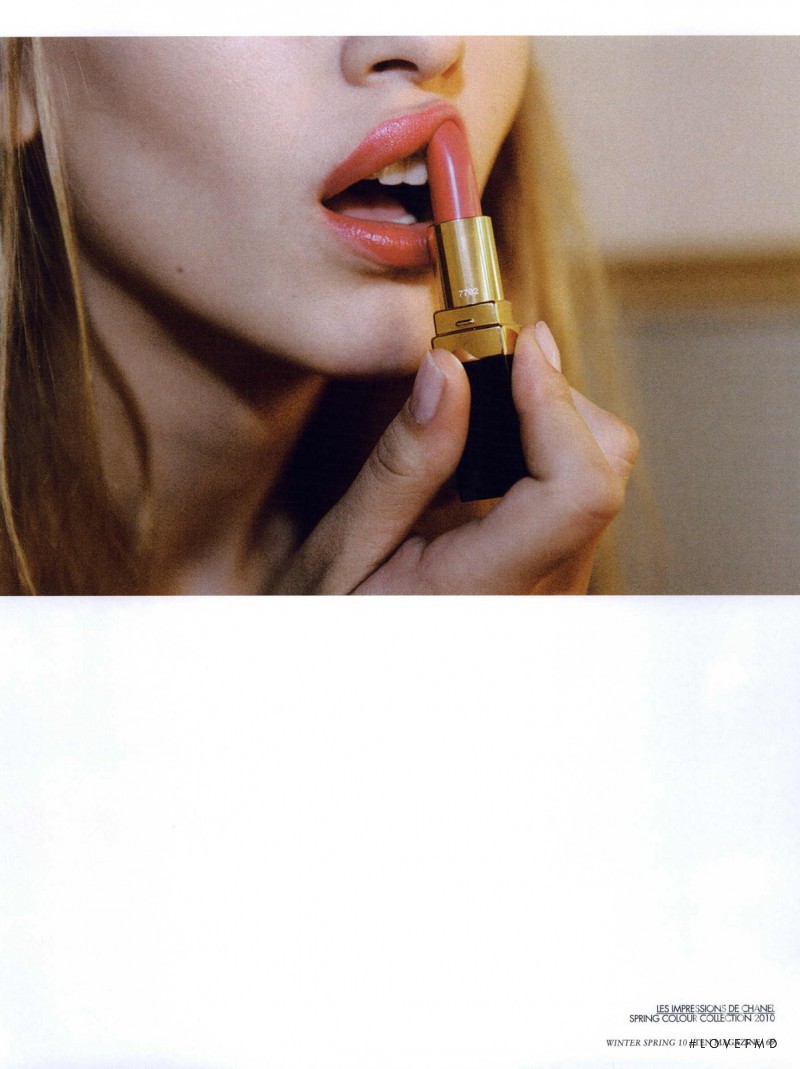 Valeria Dmitrienko featured in Backstage Beauty: Chanel girls get lippy!, December 2009