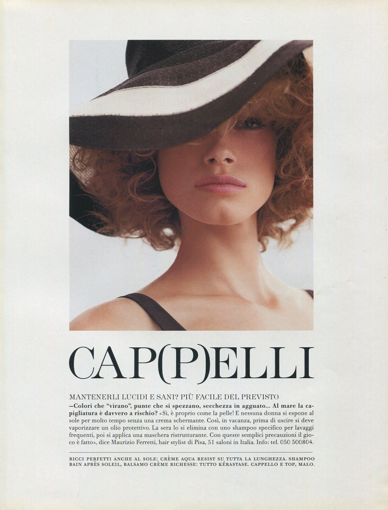 Alyssa Sutherland featured in Il Corpo A Nudo, July 2004