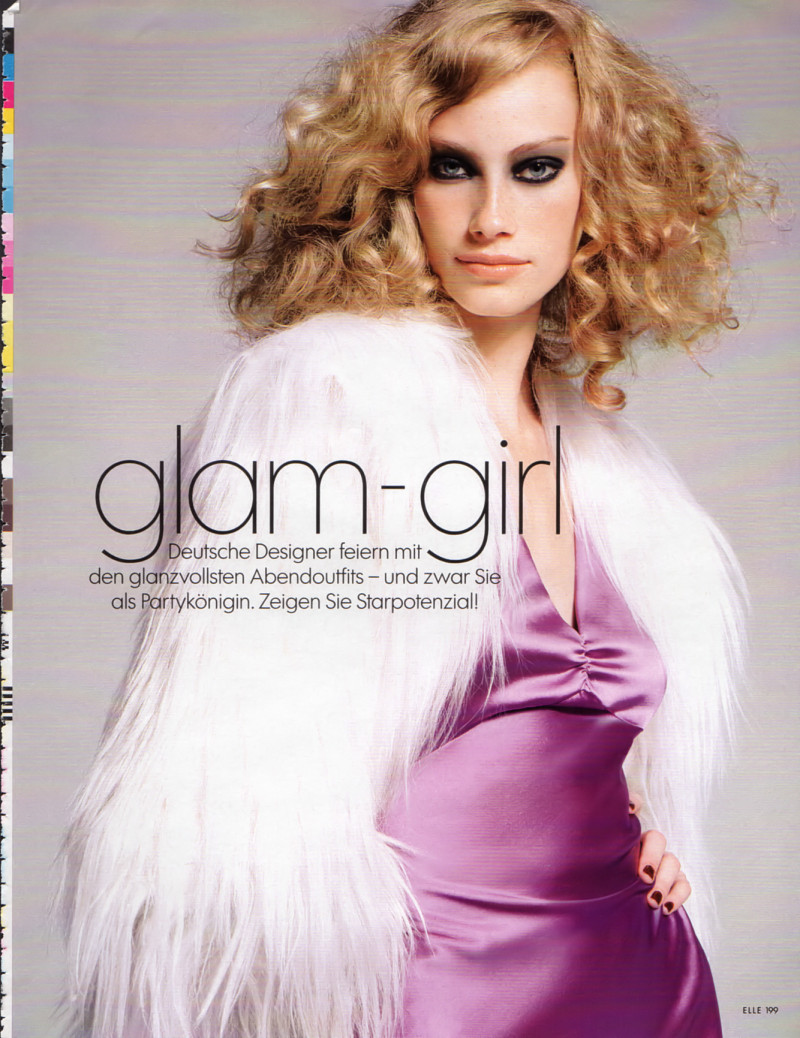 Alyssa Sutherland featured in Glam-Girl, December 2003