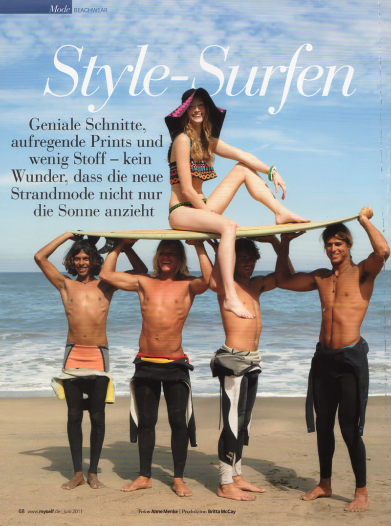 Alyssa Sutherland featured in Style-Surfen, June 2011