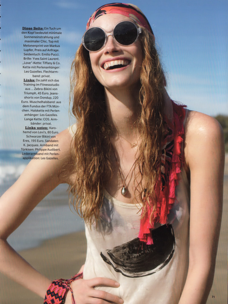 Alyssa Sutherland featured in Style-Surfen, June 2011