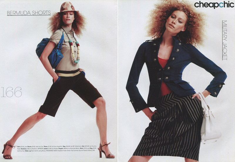 Alyssa Sutherland featured in Cheapchic, October 2005