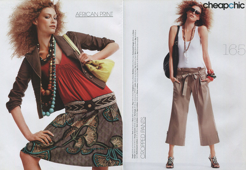 Alyssa Sutherland featured in Cheapchic, October 2005