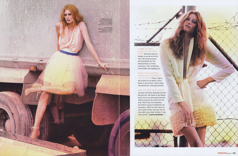 Alyssa Sutherland featured in Confessions of a Supermodel, August 2010