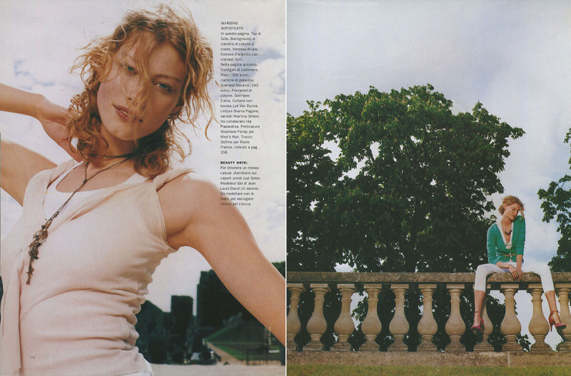 Alyssa Sutherland featured in Bon Ton In Erba, July 2004