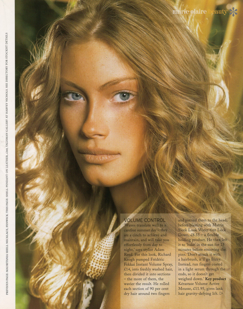 Alyssa Sutherland featured in Catch a Wave, July 2005