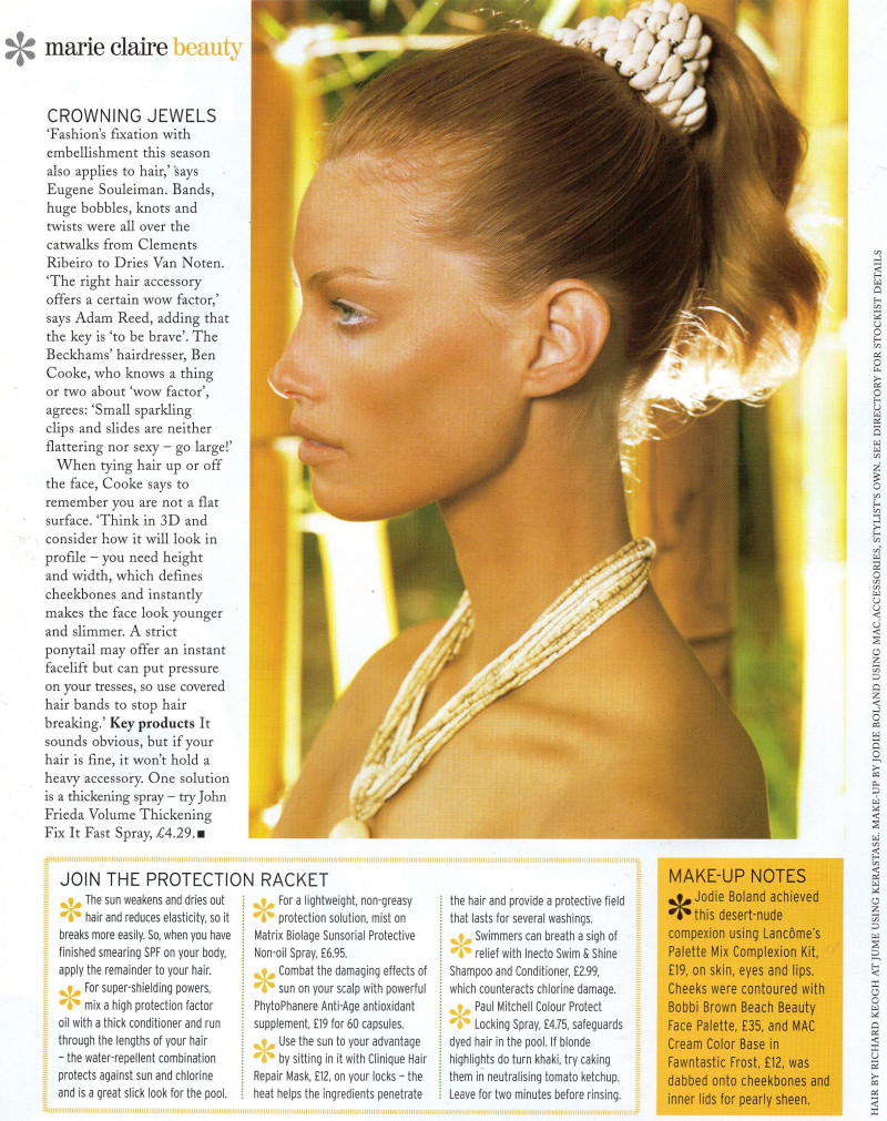 Alyssa Sutherland featured in Catch a Wave, July 2005