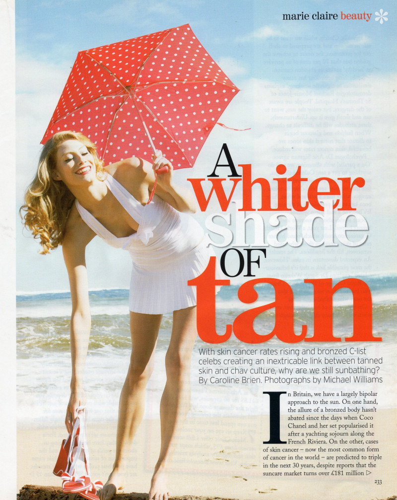 Alyssa Sutherland featured in Catch a Wave, July 2005