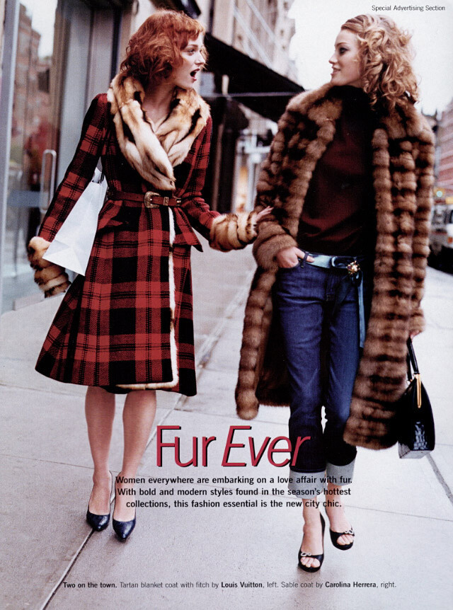 Lisa Davies featured in Fur Ever, September 2004