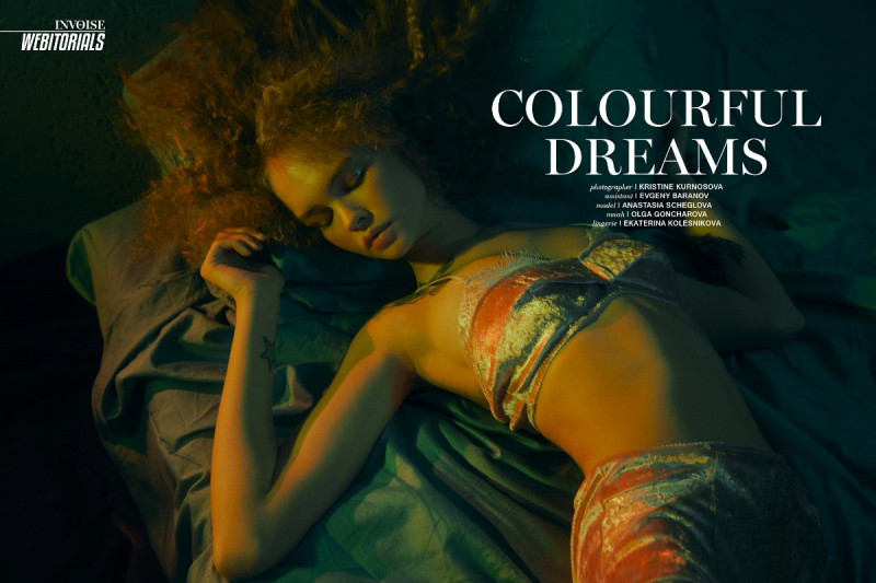 Anastasiya Scheglova featured in Colourful Dreams, March 2016